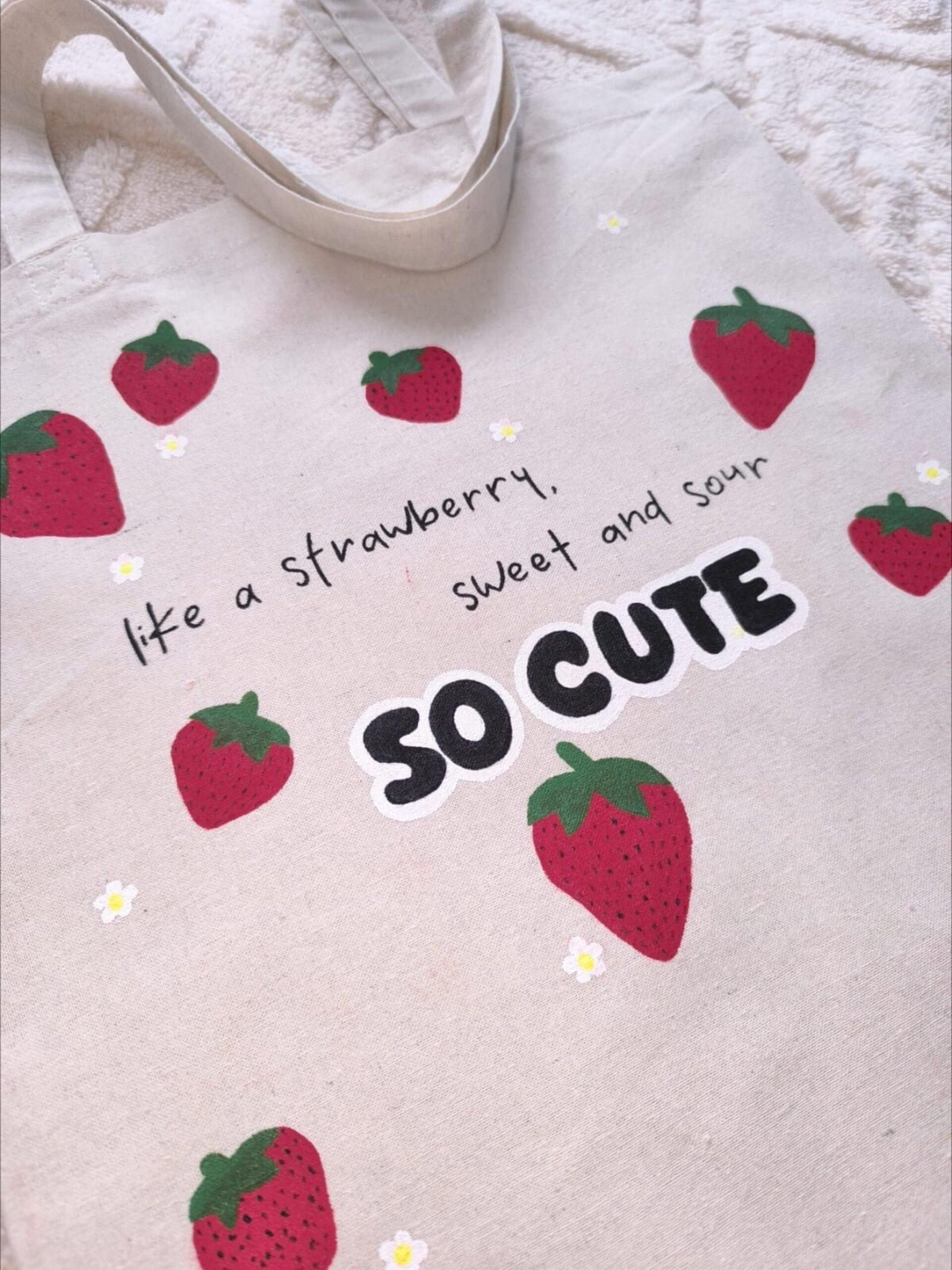 Tote Bag Strawberry - 3