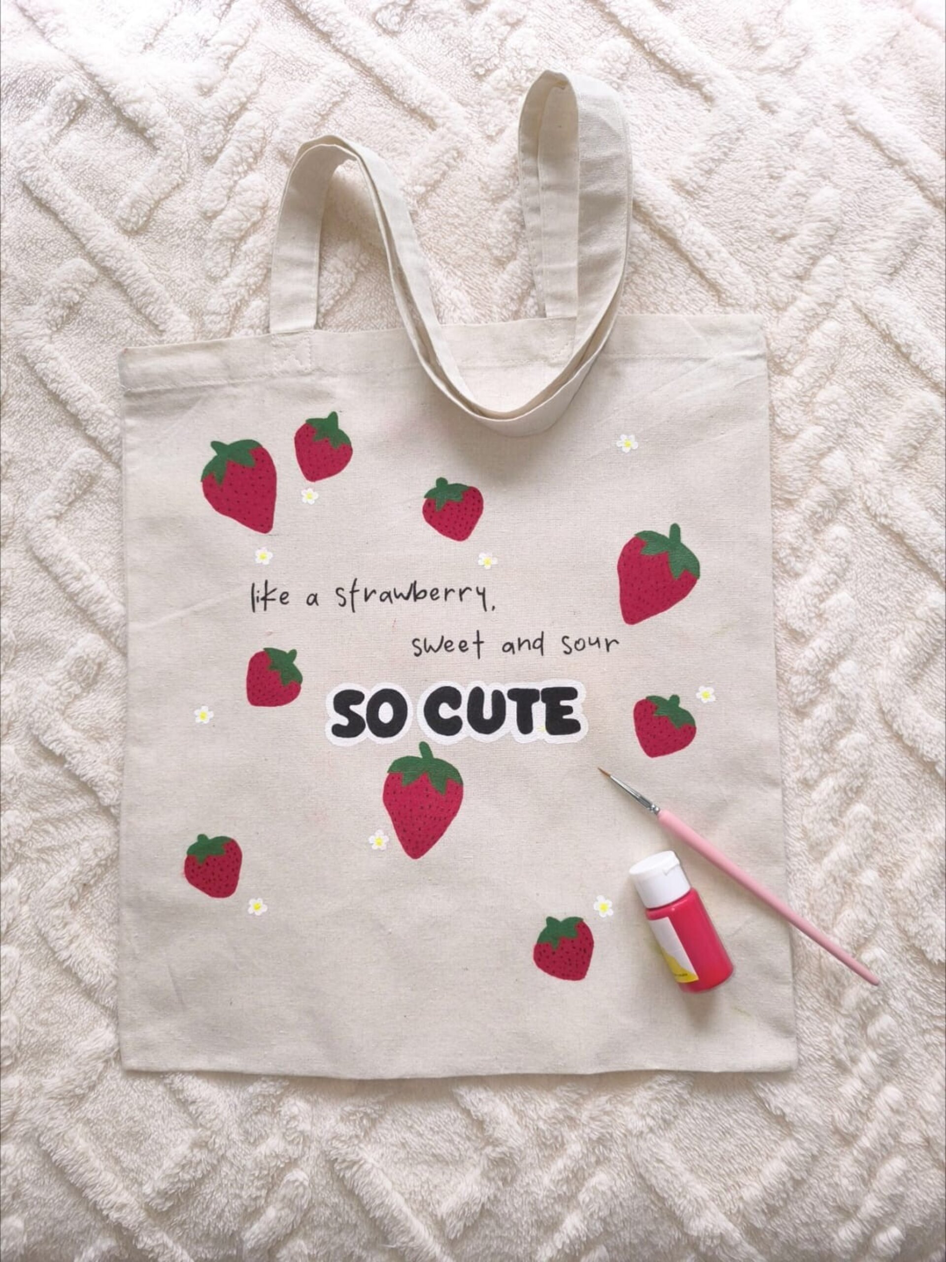 Tote Bag Strawberry - 2